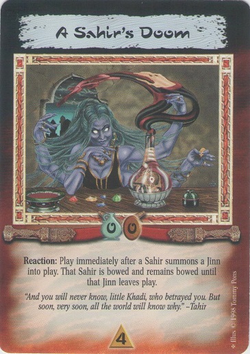 A Sahir's Doom